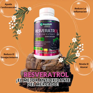 Resveratrol Premium – Juventud, Energía y Salud Celular